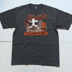 Majestic Charcoal and Orange Graphic Tee